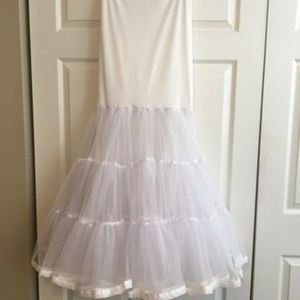White Wedding Dress Fit & Flare Slip Petticoat